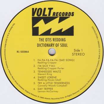 2LP/SP Otis Redding: The Otis Redding Dictionary Of Soul - Complete & Unbelievable