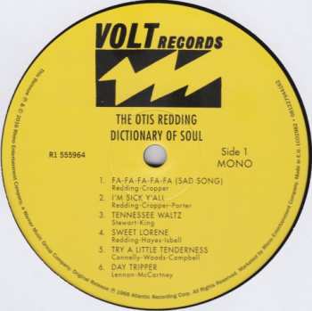 2LP/SP Otis Redding: The Otis Redding Dictionary Of Soul - Complete & Unbelievable