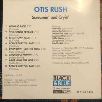 CD Otis Rush: Screamin' And Cryin'
