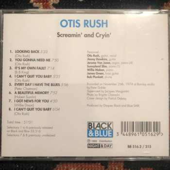 CD Otis Rush: Screamin' And Cryin'
