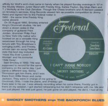 CD Otis "Smokey" Smothers: Sings The Backporch Blues