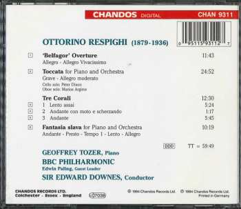 CD Ottorino Respighi: 'Belfagor' Overture / Toccata For Piano And Orchestra / Tre Corali / Fantasia Slava
