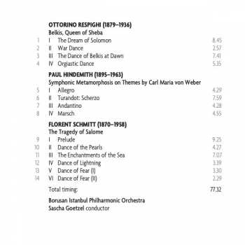 CD Paul Hindemith: Belkis, Queen Of Sheba / Symphonic Metamorphosis On Themes By Weber / The Tragedy Of Salome
