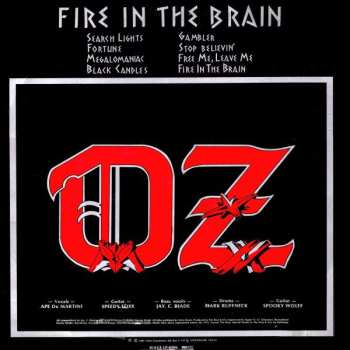 LP Oz: Fire In The Brain (super Deluxe + Booklet + Insert + Poster)