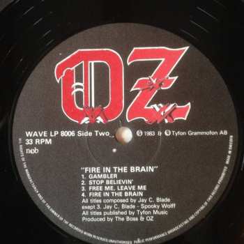 LP Oz: Fire In The Brain (super Deluxe + Booklet + Insert + Poster)