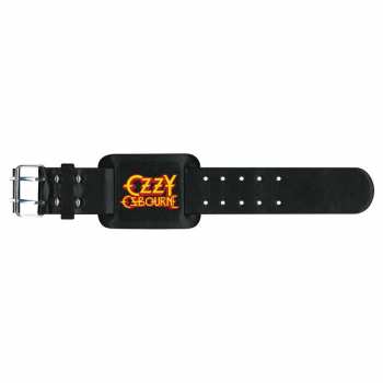 Merch Ozzy Osbourne: Kožený náramok Logo Ozzy Osbourne