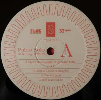 LP Pablo Solo: Solo Sings Simon