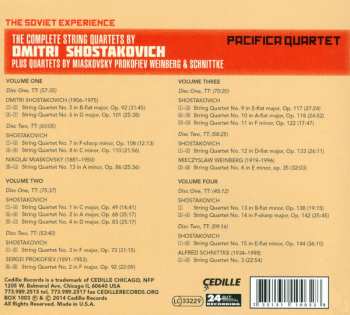 8CD/Box Set Sergei Prokofiev: The Soviet Experience: The Complete String Quartets Of Dmitri Shostakovich Plus Quartets by Miaskovsky Prokofiev Weinberg & Schnittke