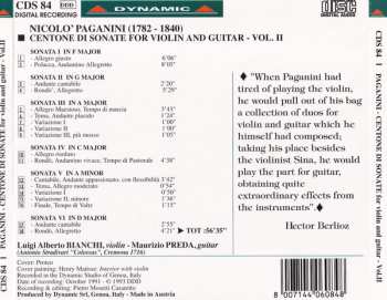 3CD/Box Set Niccolò Paganini: Centone Di Sonate For Violin And Guitar - Complete Edition