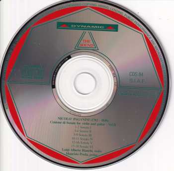 3CD/Box Set Niccolò Paganini: Centone Di Sonate For Violin And Guitar - Complete Edition