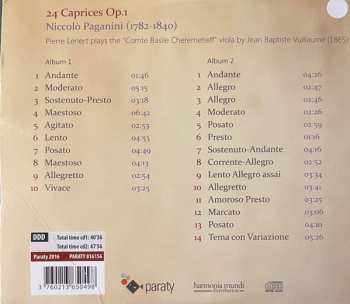 2CD Niccolò Paganini: Complete Caprices Transcribed For Viola