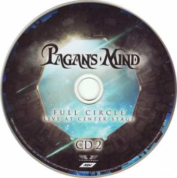 2CD/DVD Pagan's Mind: Full Circle: Live At Center Stage