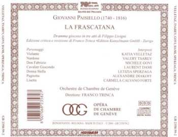 2CD Orchestre de Chambre de Geneve: La Frascatana