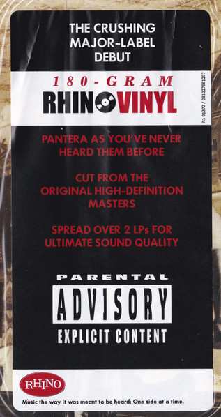 2LP Pantera: Cowboys From Hell