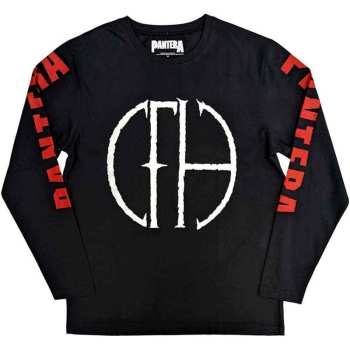 Merch Pantera: Long Sleeve Tričko Frayed Logo Pantera