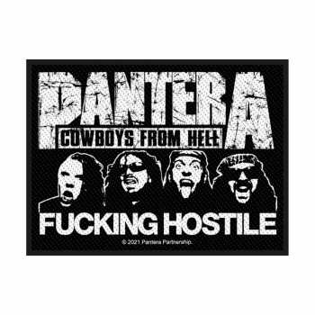 Merch Pantera: Nášivka Fucking Hostile 