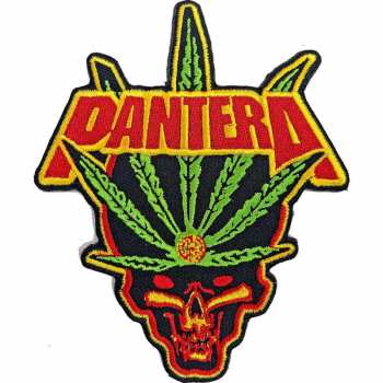 Merch Pantera: Nášivka Leaf Skull