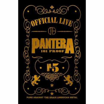 Merch Pantera: Textilný plagát 101 Proof