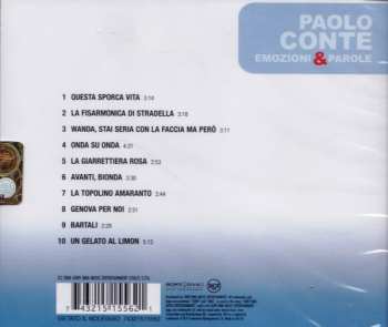 CD Paolo Conte: Emozioni & Parole
