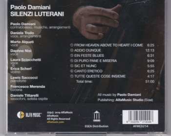 CD Paolo Damiani: Silenzi Luterani
