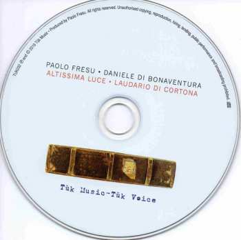 CD Paolo Fresu: Altissima Luce • Laudario Di Cortona
