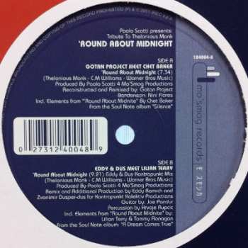 LP Paolo Scotti: 'Round About Midnight (Tribute To Thelonious Monk)