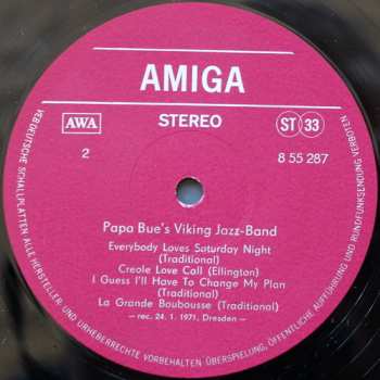 LP Papa Bue's Viking Jazz Band: Live In Dresden