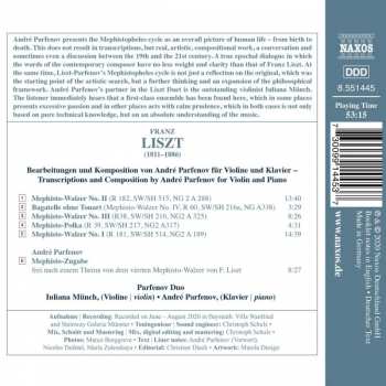 CD Parfenov Duo: Liszt Imagination - Mephisto Waltz On String