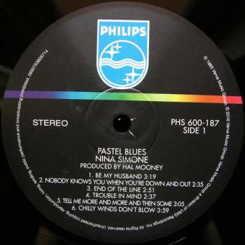 LP Nina Simone: Pastel Blues