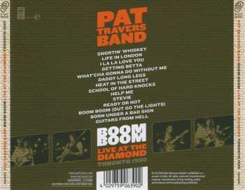 CD Pat Travers Band: Boom Boom Live At The Diamond Toronto 1990 