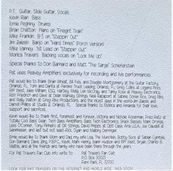 CD Pat Travers:  Halfway To Somewhere