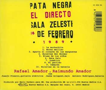 CD Pata Negra: El Directo