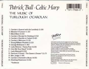 CD Patrick Ball: Celtic Harp: The Music Of Turlough O'Carolan