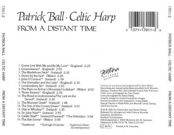 CD Patrick Ball: Celtic Harp Volume Two: From A Distant Time