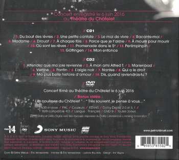 2CD/DVD Patrick Bruel: Barbara - Le Châtelet