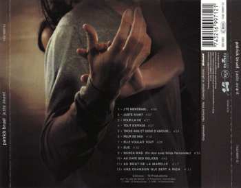 CD Patrick Bruel: Juste Avant