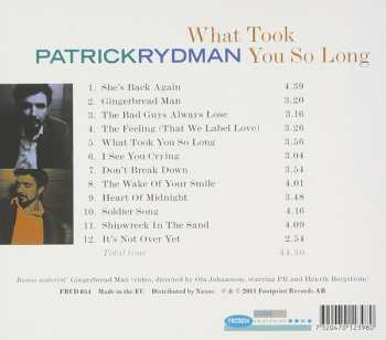 CD Patrick Rydman: What Took You So Long
