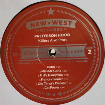 LP Patterson Hood: Killers and Stars LTD