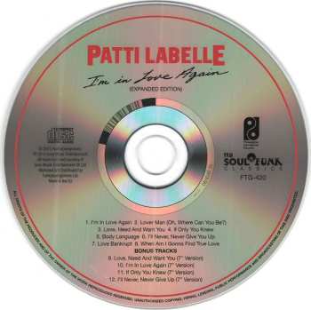CD Patti LaBelle: I'm In Love Again