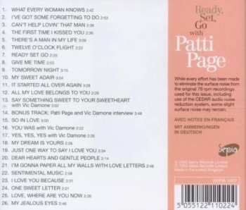 CD Patti Page: Ready, Set, Go With Patti Page
