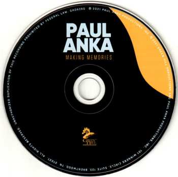 CD Paul Anka: Making Memories