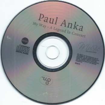 CD Paul Anka: My Way - A Legend In Concert