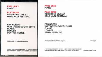 CD Paul Bley: Play Blue (Oslo Concert)