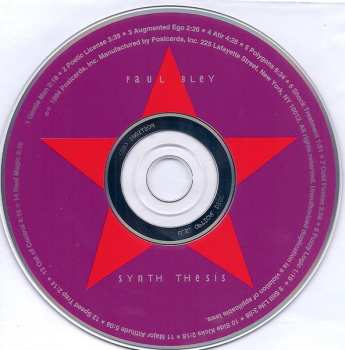 CD Paul Bley: Synth Thesis