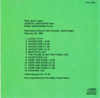 CD Paul Bley Trio: Questions