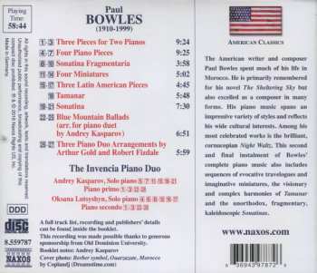 CD Paul Bowles: Complete Piano Works • 2