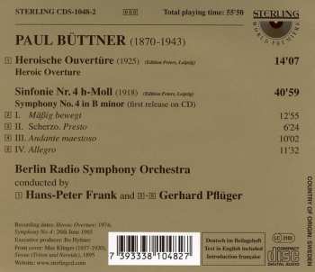CD Radio-Symphonie-Orchester Berlin: Heroic Overture · Symphony No. 4 In B Minor