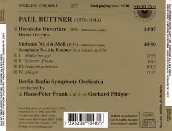 CD Radio-Symphonie-Orchester Berlin: Heroic Overture · Symphony No. 4 In B Minor