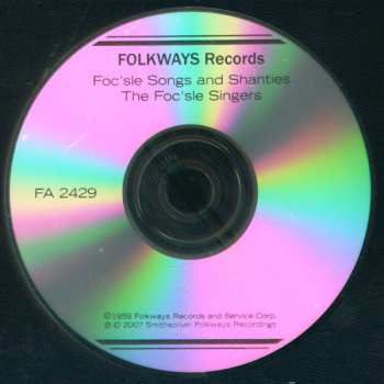 CD Paul Clayton: Foc'sle Songs And Shanties: Sung By Paul Clayton And The Foc'sle Singers