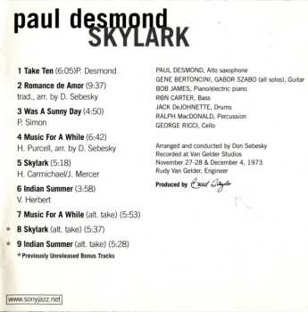 CD Gabor Szabo: Skylark